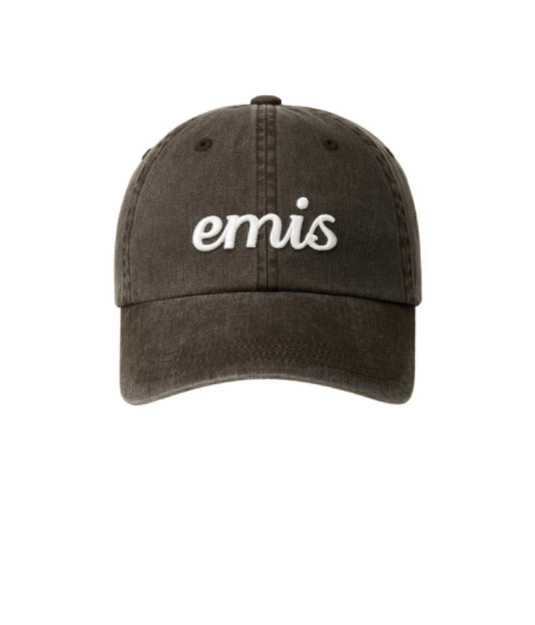 EMIS VINTAGE PIGMENT BALL CAP-BROWN (Instock)