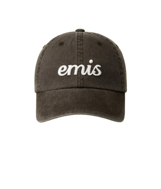 EMIS VINTAGE PIGMENT BALL CAP-BROWN (Instock)