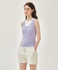 Marithe W LAYERED SLEEVELESS lavender (Instock)