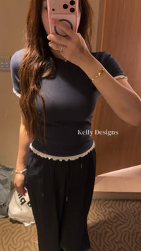 Korean APM Collection Electric Suit Pants - 2 Colors (Instock)