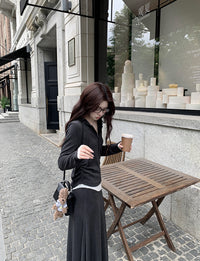 Kelly Designs 3-Piece Casual Set –Jacket,  Shirt, & Long Skirt (Instock)