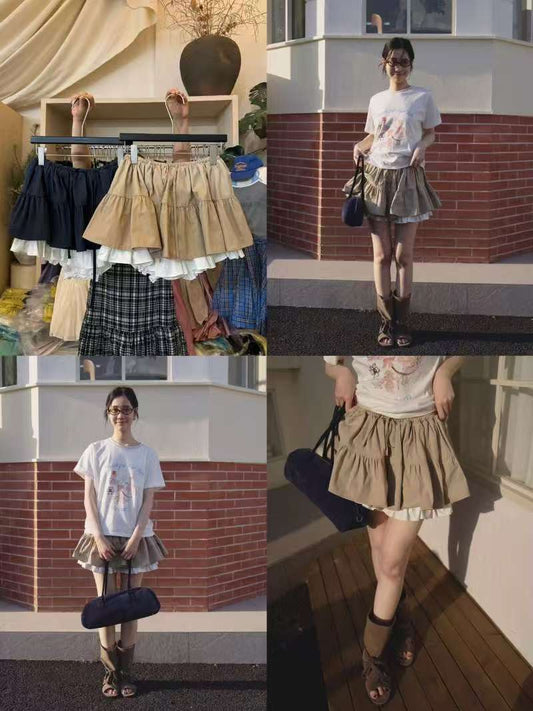 Kelly Designs Two Colors Skirt Shorts (Instock)