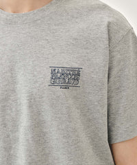 Marithe DOODLE BEAR TEE heather grey (Instock)
