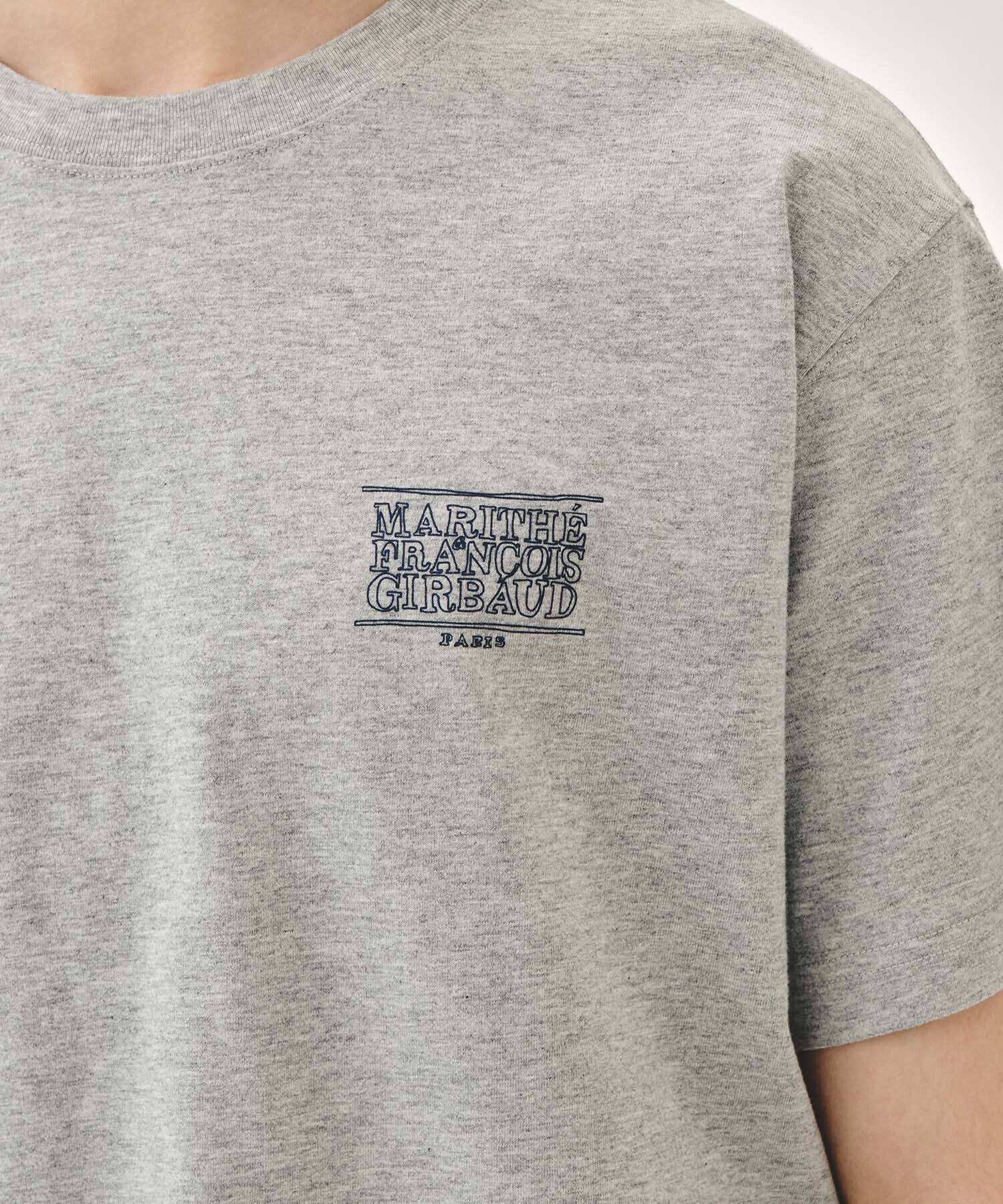 Marithe DOODLE BEAR TEE heather grey (Instock)