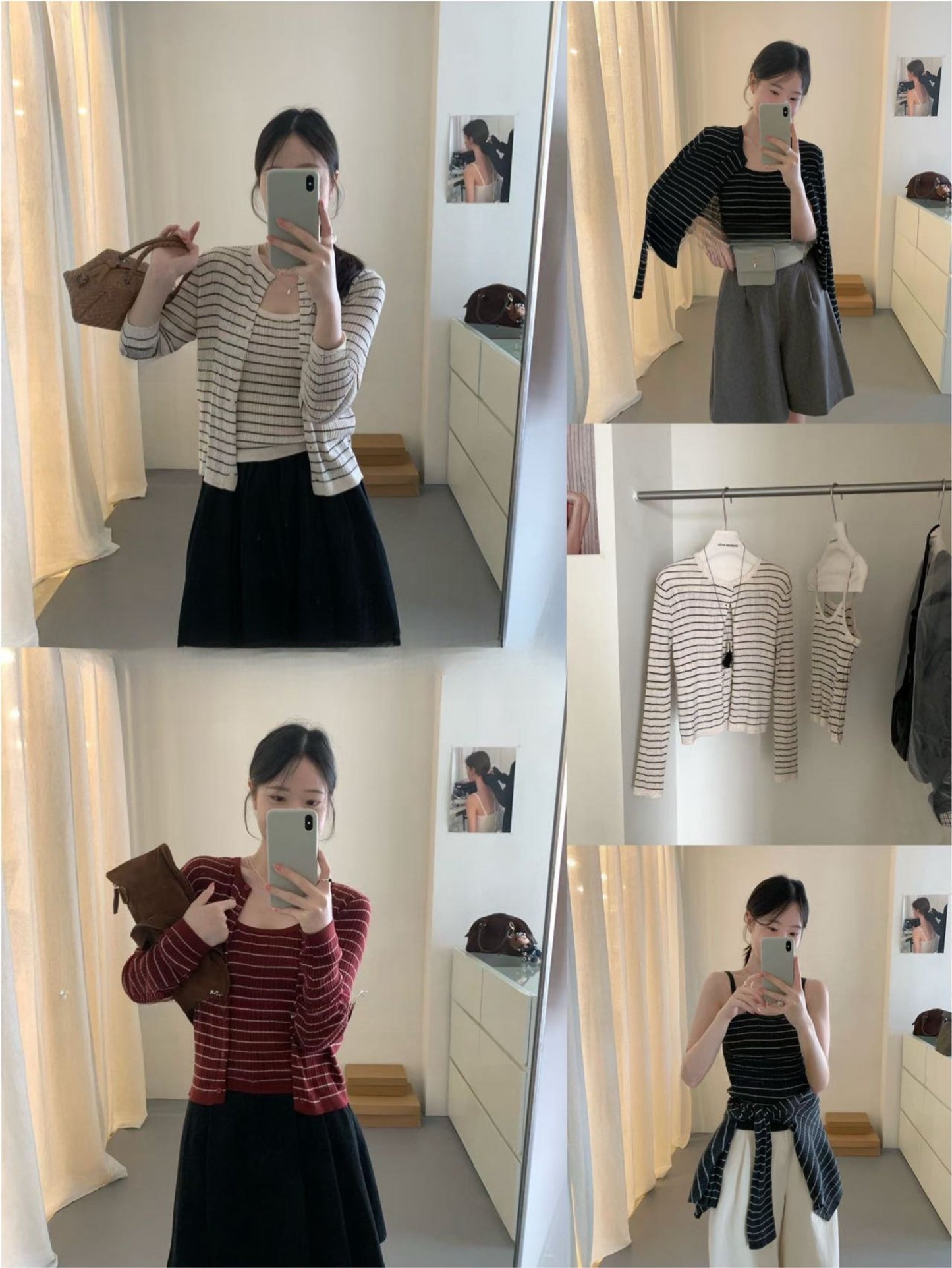 Kelly Designs 3 Colors Stripe 2pcs Set (Instock)