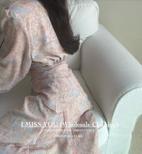Korean APM Collection I Miss You Pink Dress (Instock)