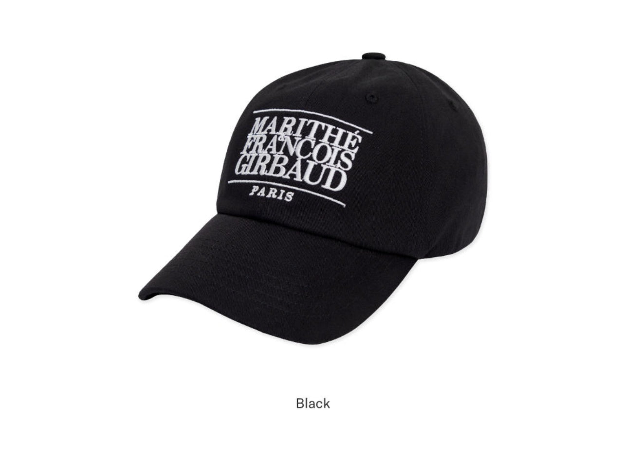 Marithe Classic Logo Black Cap (Preorder)