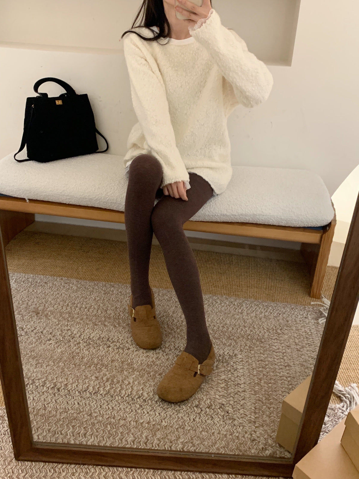 Kelly Designs Heating Thick Section Pantyhose (Instock)