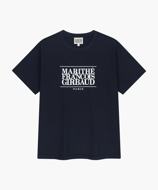 Marithe CLASSIC LOGO TEE navy (Instock)
