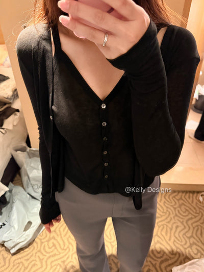 Korean APM Collection Fake 2Pcs Top-2 Colors (Instock)