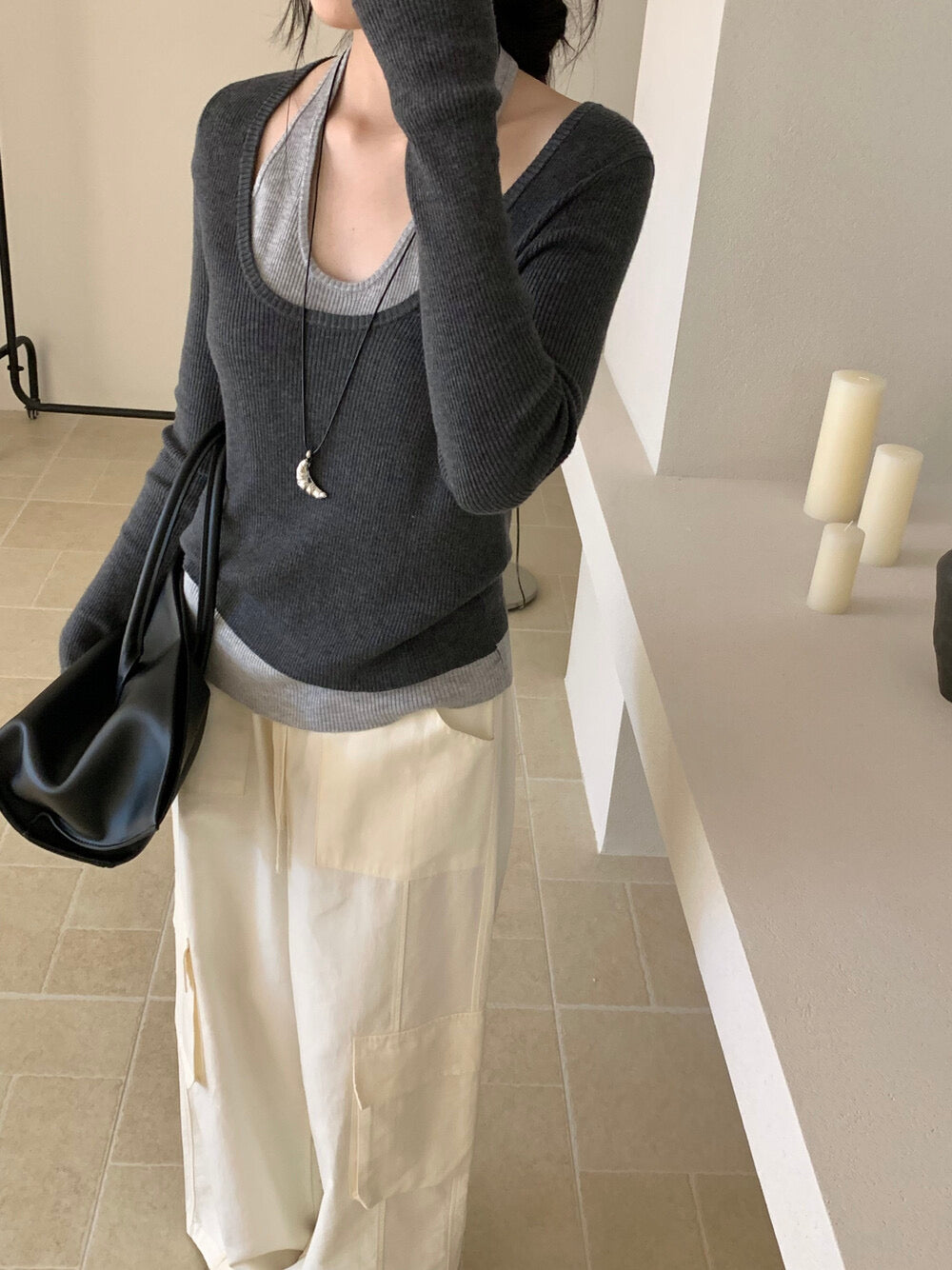 Kelly Designs 3 Colors Fake 2pcs Top (Instock)