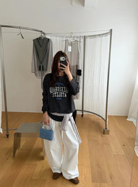 Kelly Designs Oversized Varsity Graphic Long Sleeve Tee (Instock)