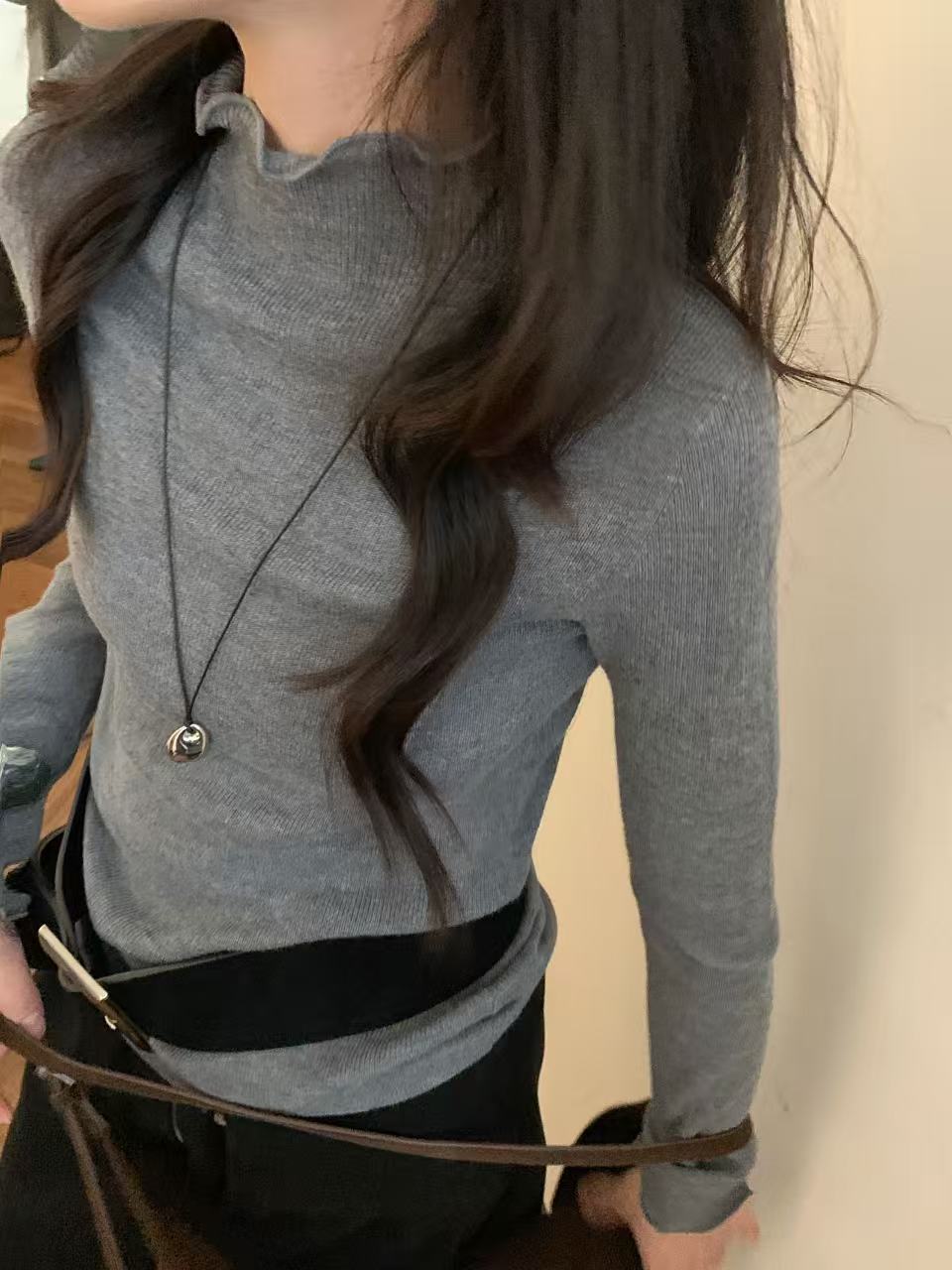 Kelly Designs Multiple Colors Mid Neck Wool Top (Instock)