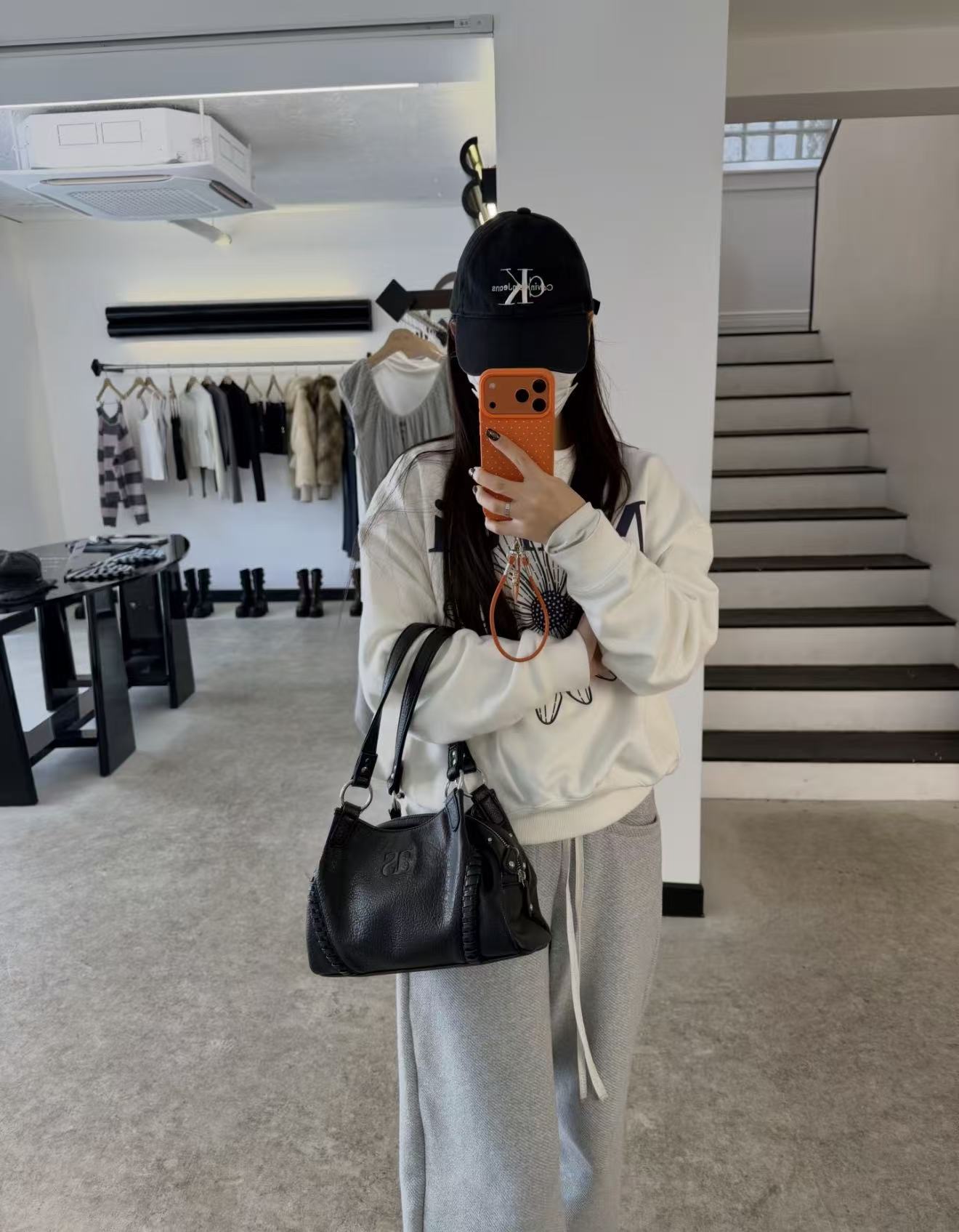 Ason BONITA MINI BAG / BLACK (Instock)