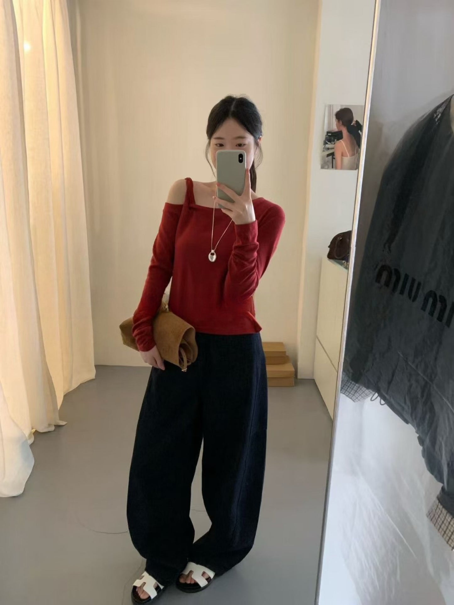 Kelly Designs Off Shoulder Red Top (Instock)