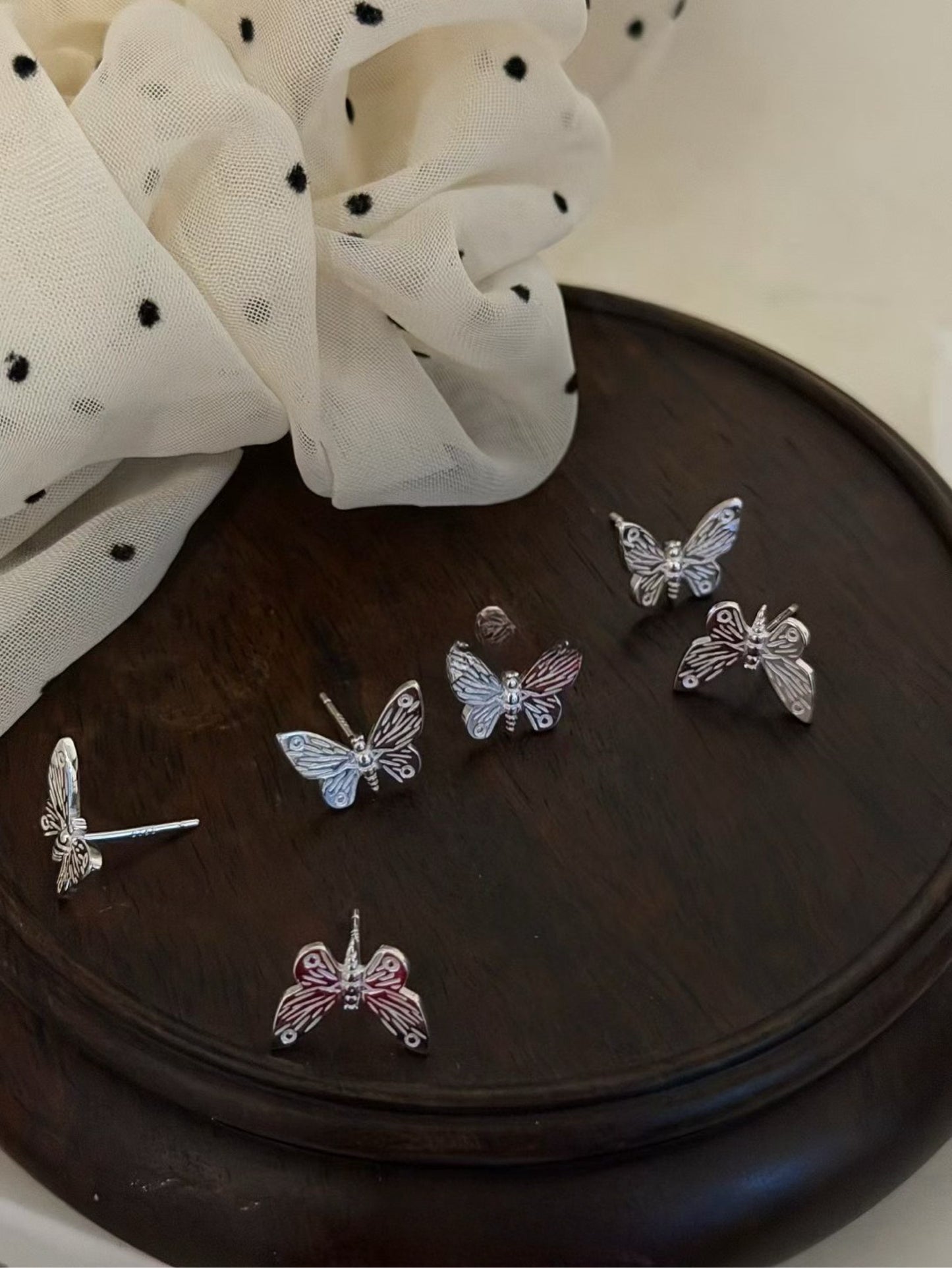 Kelly Designs Sterling Silver Butterfly Stud Earrings (Instock)
