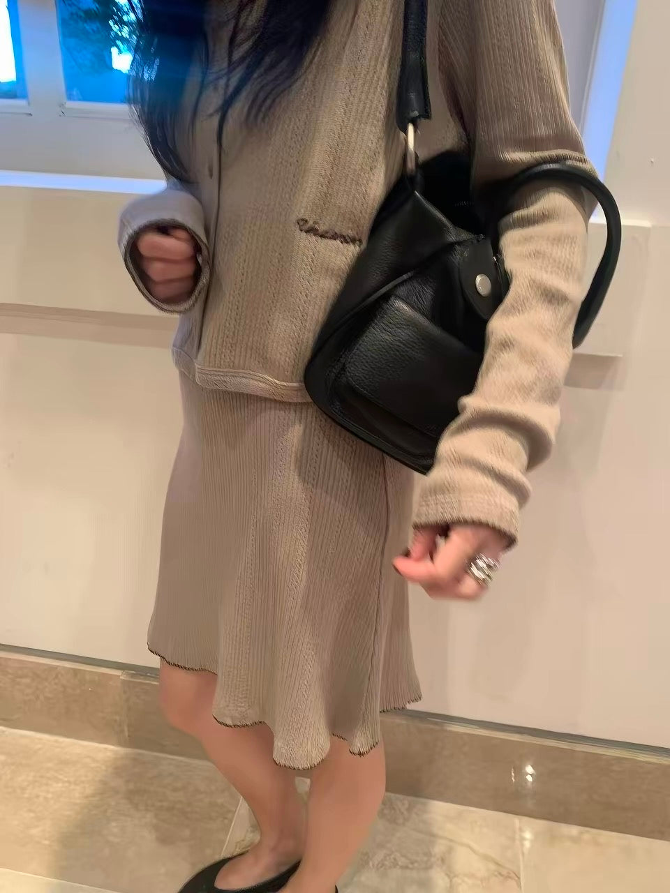 Korean APM Collection Awesome Cotton Ribbed Cardigan (Instock)