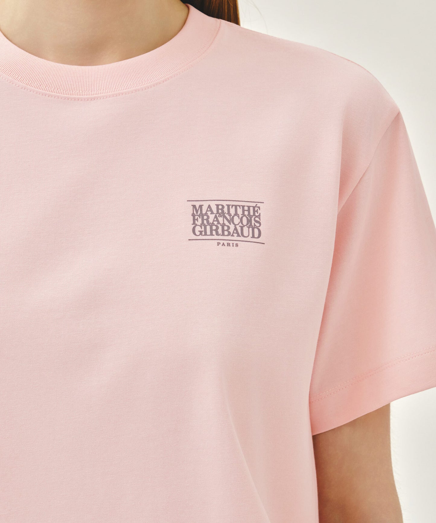 Marithe AEROCOOL SMALL CLASSIC LOGO TEE pink(Instock)