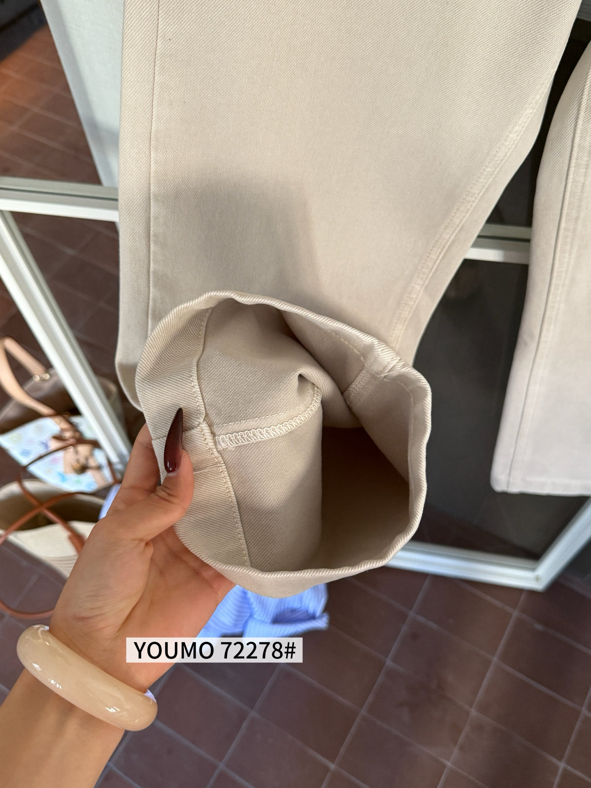 Kelly Designs Soft Beige Jeans(Instock)