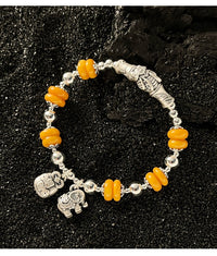 Kelly Designs Beeswax Silver Bracelet (Instock)