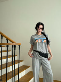 Korean APM Collection Kittens Tshirt-3 Colors (Instock)