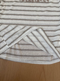 Kelly Designs Sun Cover Long Sleeves Stripe Brown Top (Instock)