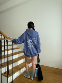 Korean APM Collection Horse Zip Up Jacket - 3 Colors (Instock)