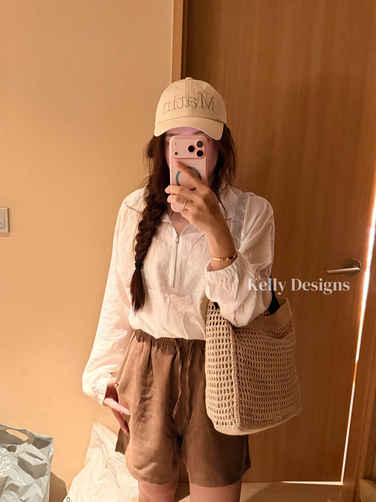 Korean APM Collection Brown Shorts (Instock)