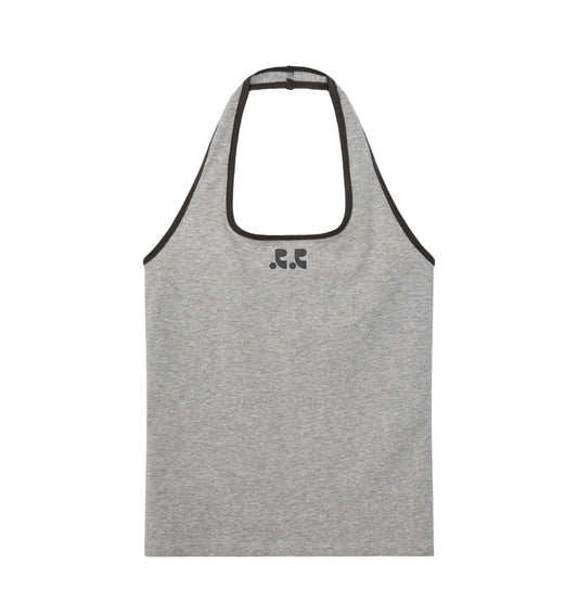 Rest & Recreation HALTER NECK SLEEVELESS - GREY (Instock)