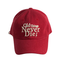Korean Collection Ongo FLOWER KNOT CAP_Classic Red (Instock)