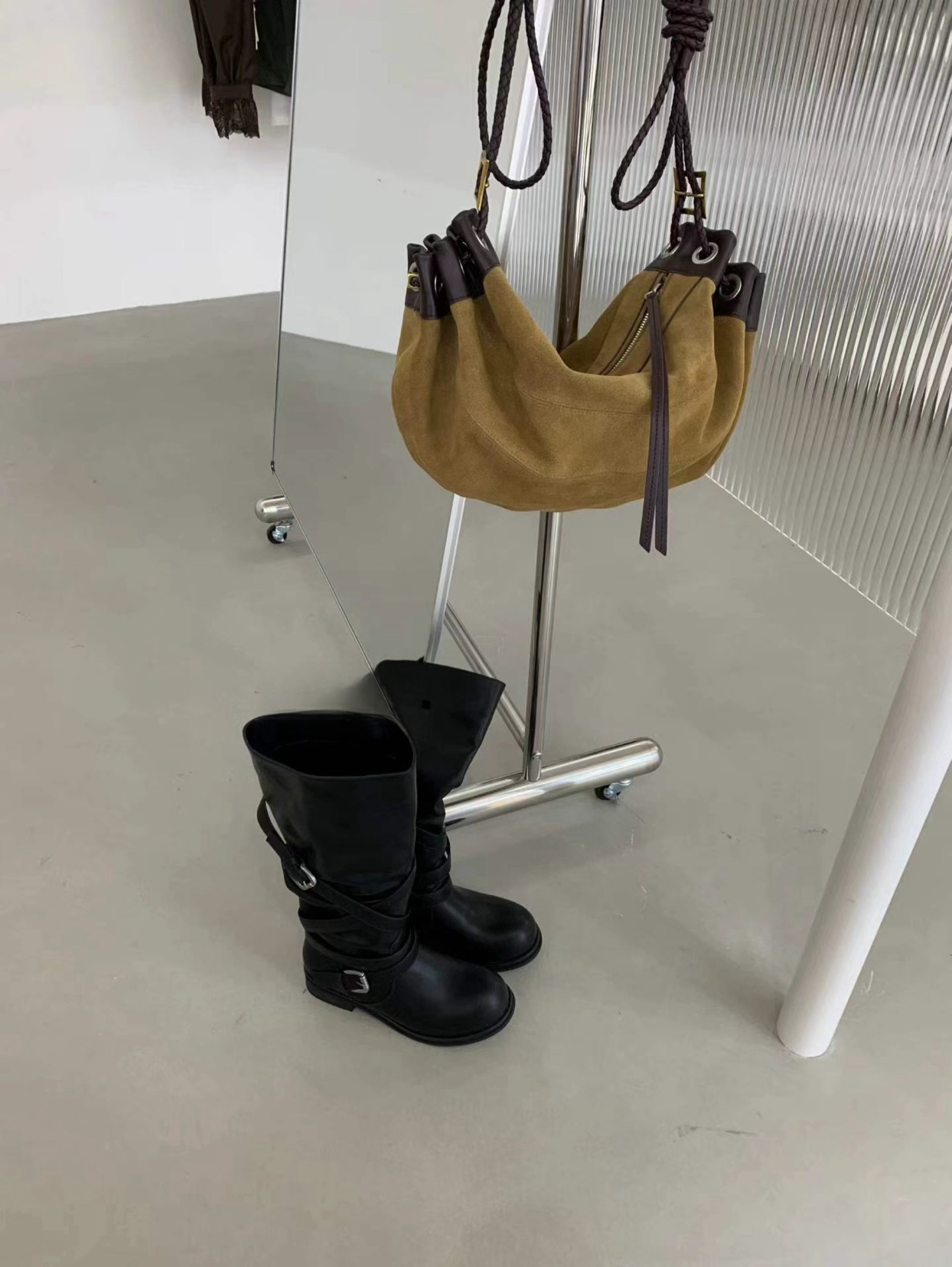 Kelly Designs Vintage Buckle Strap Mid-Calf Boots (Instock)