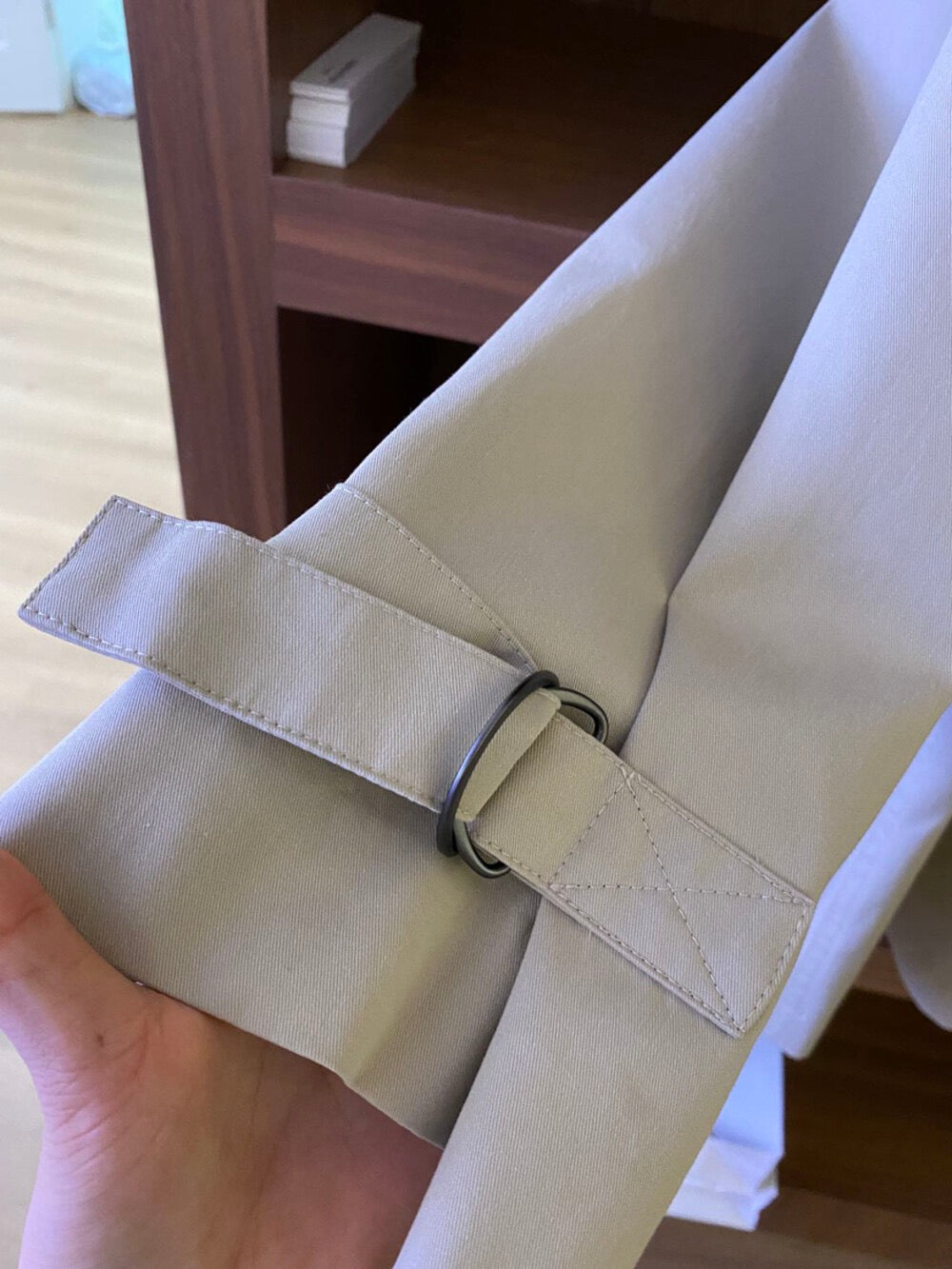 Kelly Designs Chic D-Ring Belted Short Trench (Instock)