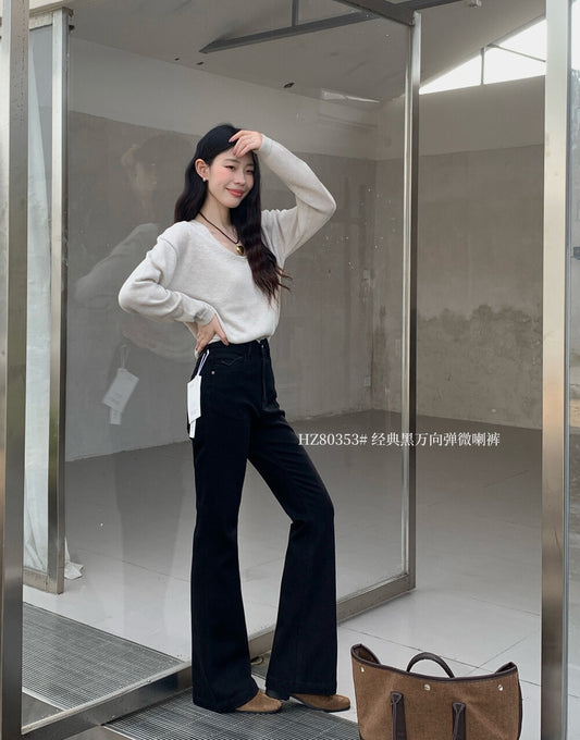 Kelly Designs Fall Classic Black Jeans(Instock)
