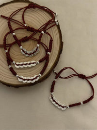 Kelly Designs Red String Five Emperor Coins Bracelet (Instock)