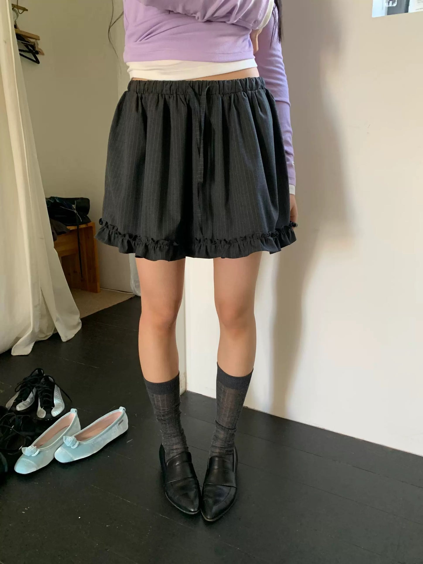 Korean APM Collection Skirt Shorts-2 Colors (Instock)