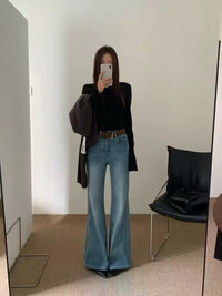 Kelly Designs Four Season Blue Jeans With Belt(Instock)