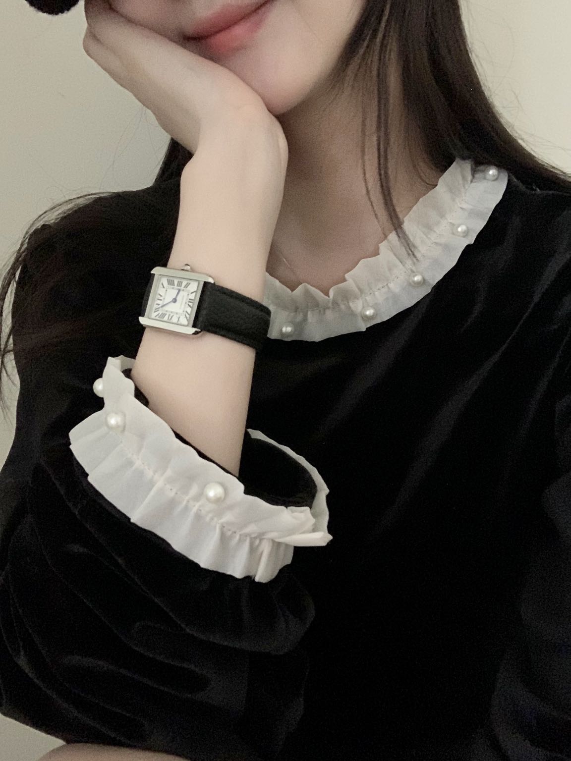 Kelly Designs Velvet Ruffle Trim Top(Instock)