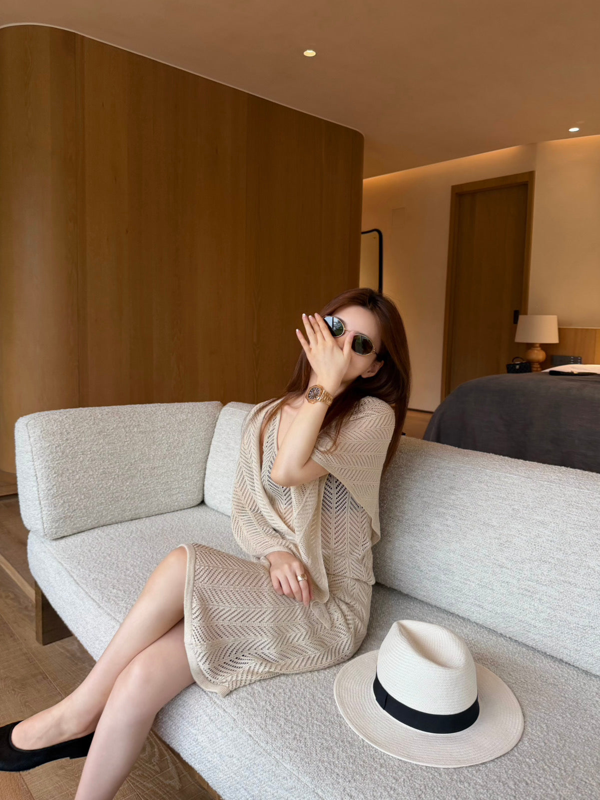Kelly Designs : Tenue haut et jupe style "Old Money" (En stock)