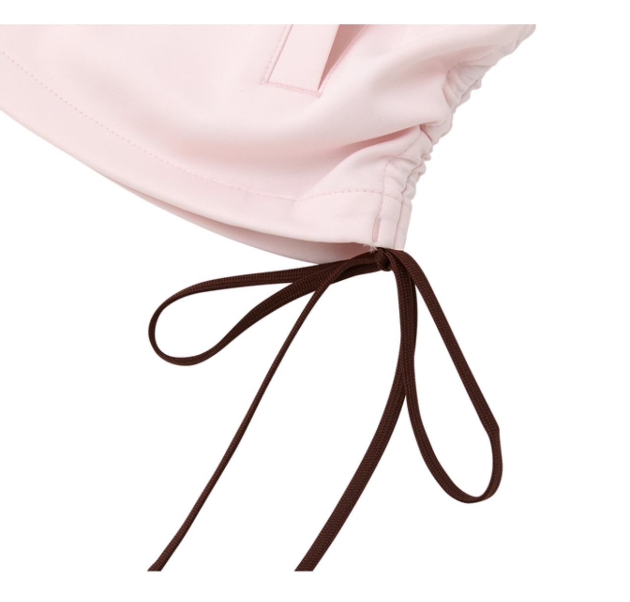 Korean Nerdy Collection 2pcs RIBBON TRACK SHORTS PINK SET (SoldOut)