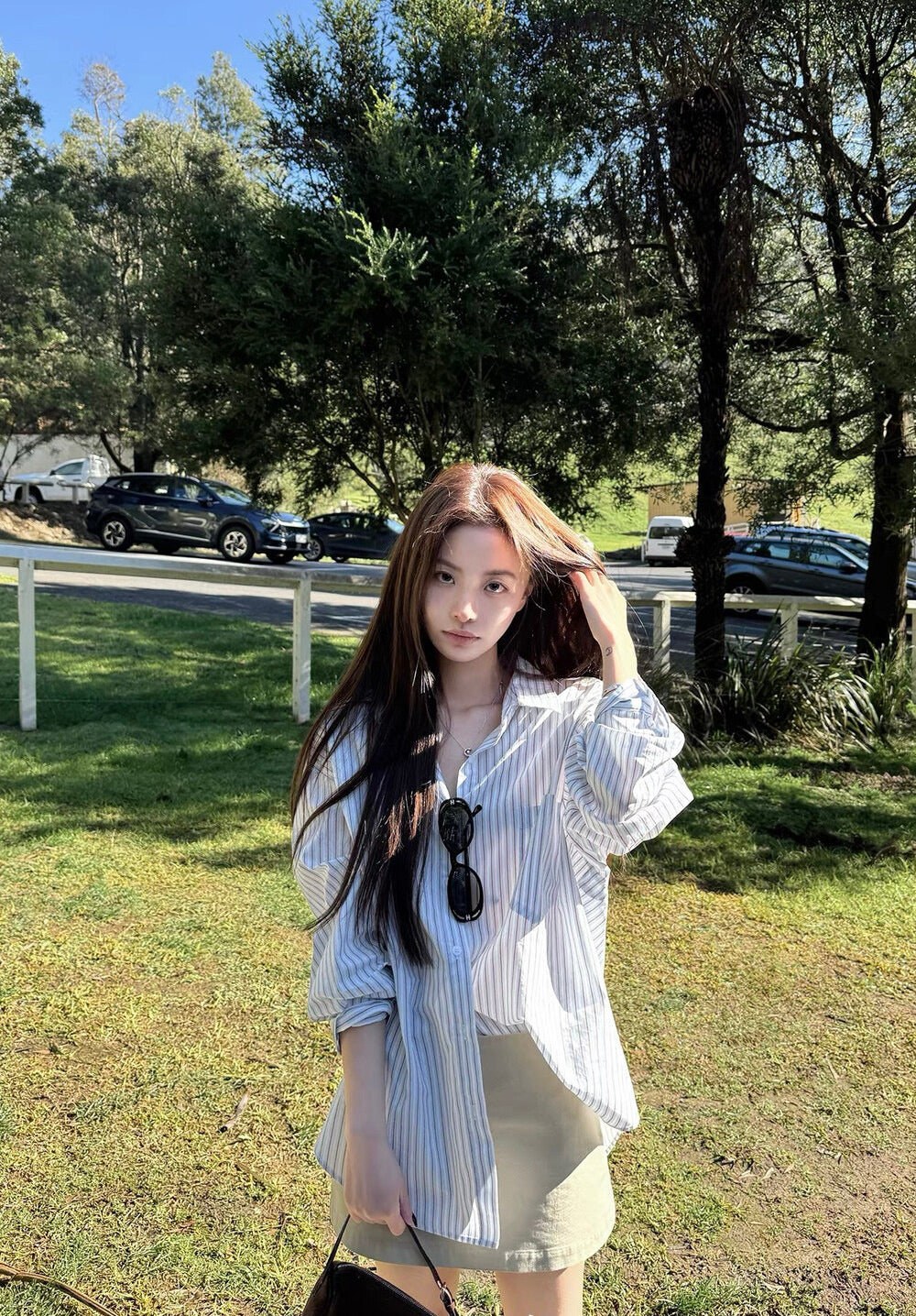 Kelly Designs 2 Colors Back Ribbon Shirt (Instock)