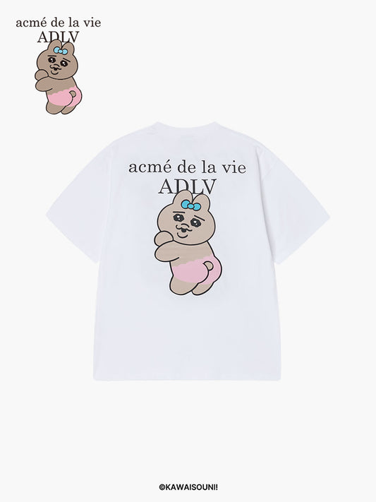 ADLV TANNING OPANCHU USAGI BASIC LOGO SHORT SLEEVE T-SHIRT WHITE (Instock)
