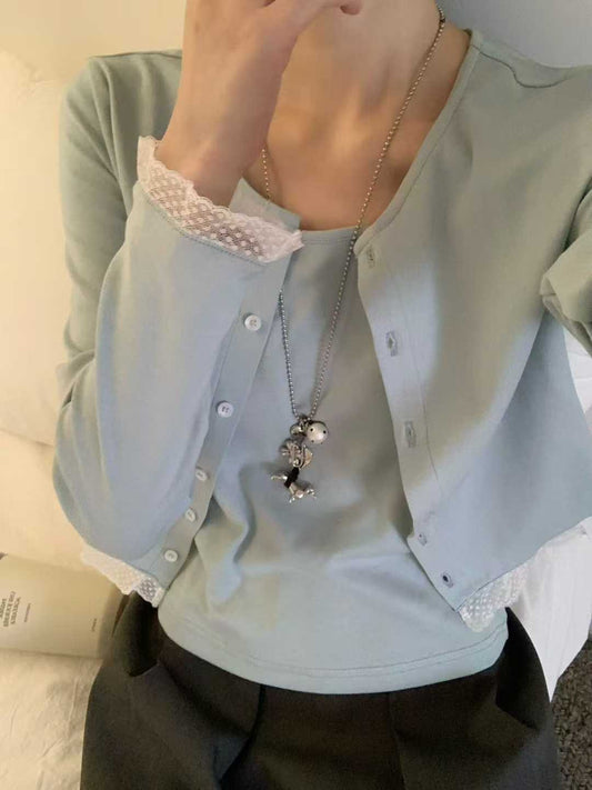 Kelly Designs Three Colors Cami Top and Cardigan Set (Instock)