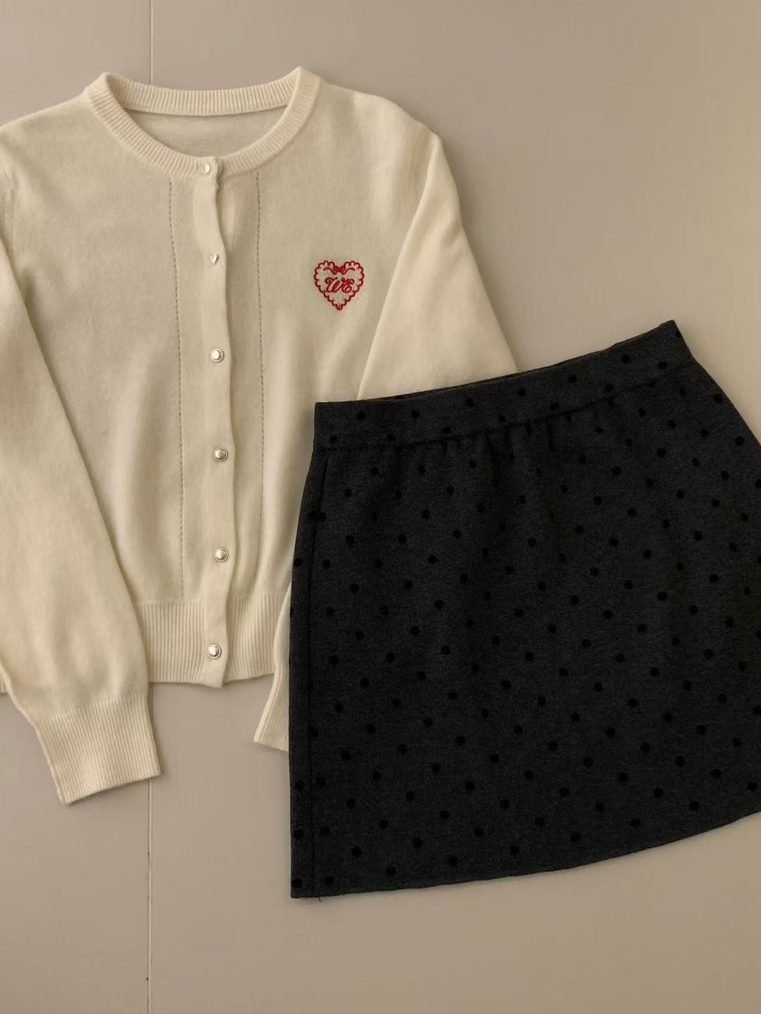 Kelly Designs White Raccoon Cardigan (Instock)