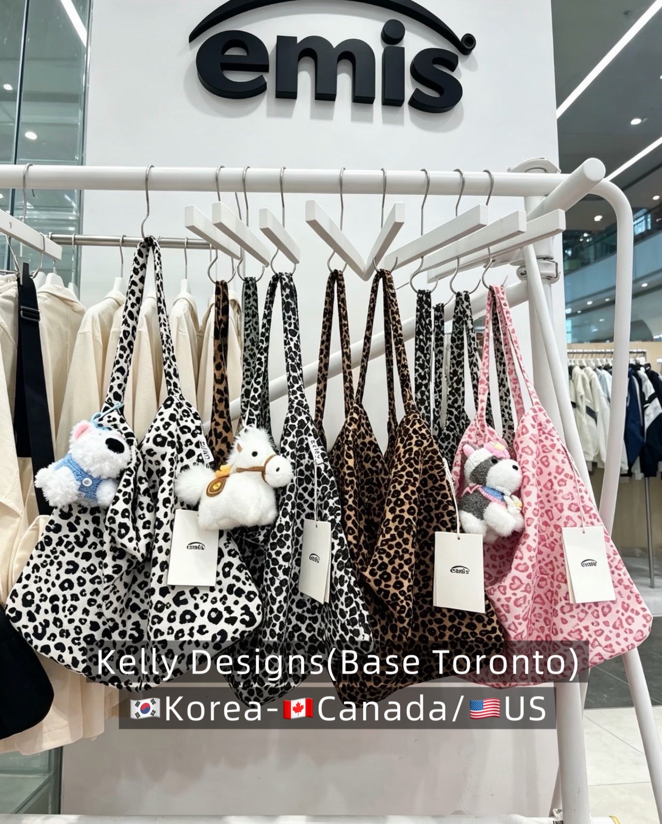 EMIS Eco Bag Collection – Leopard & Paisley (Preorder)