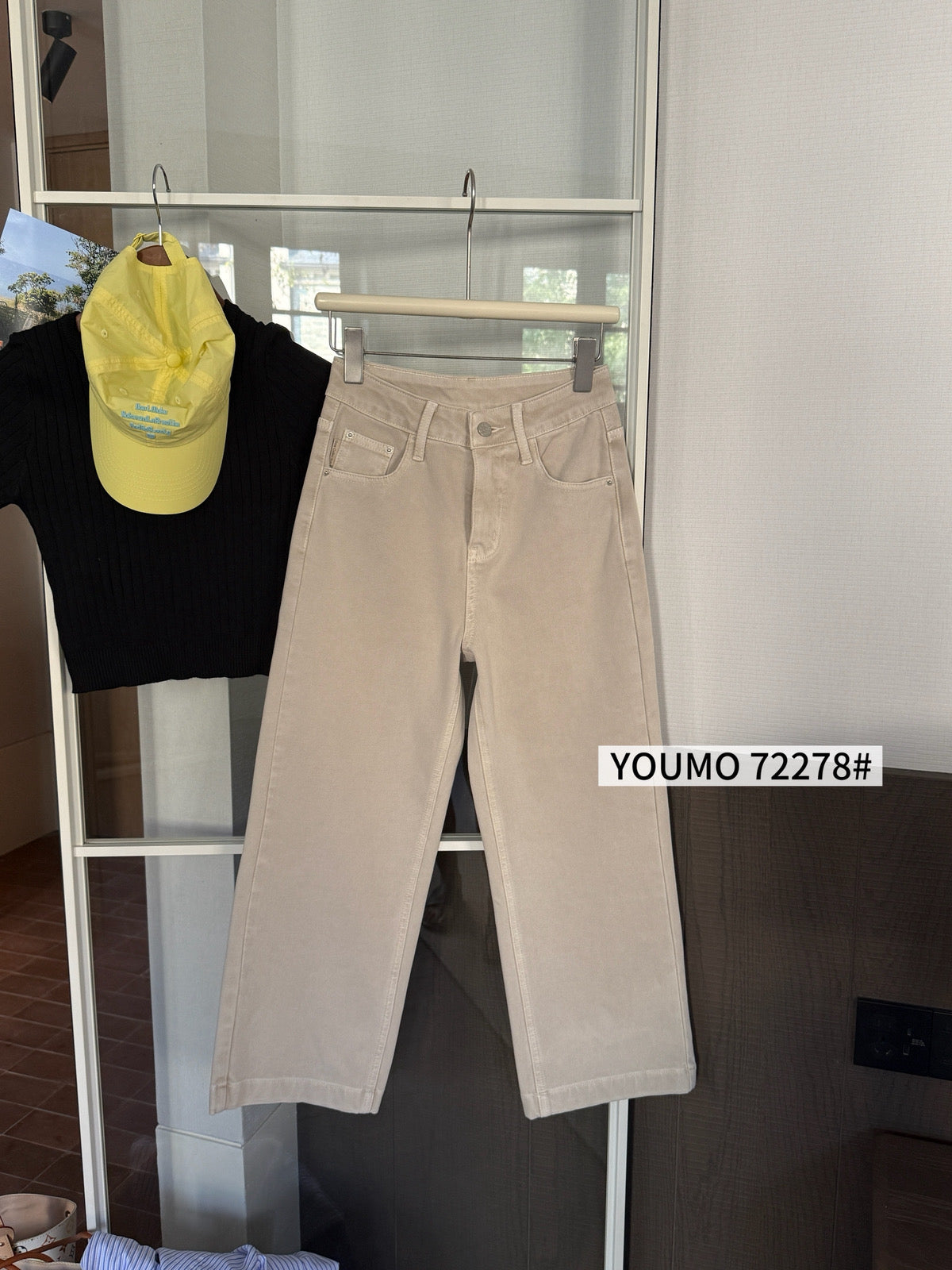 Kelly Designs Soft Beige Jeans(Instock)