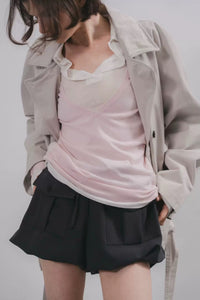 Korean APM Collection Casual Elastic waist Shorts (Instock)