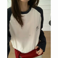 Kelly Designs Aloha Contrast Long Sleeve Tee (Instock)