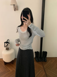 Kelly Designs Multiple Colors Big U Neck Top (Instock)