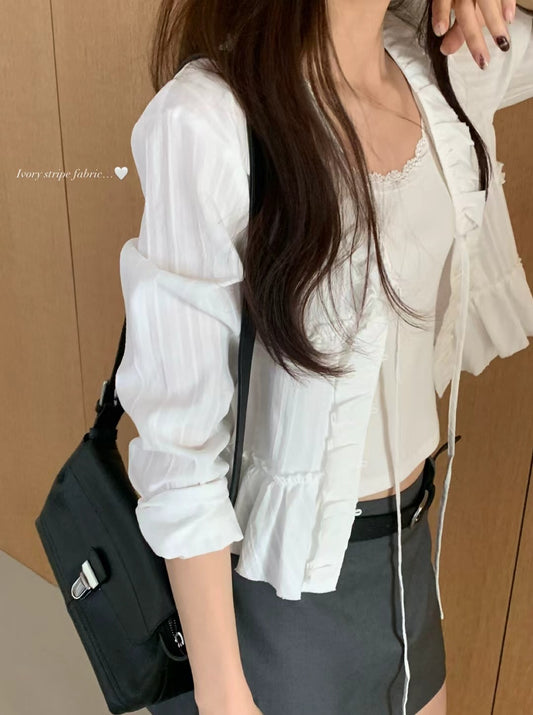 Korean APM Collection White Blouse (Instock)