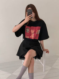 Korean APM Collection Kittens Tshirt-3 Colors (Instock)